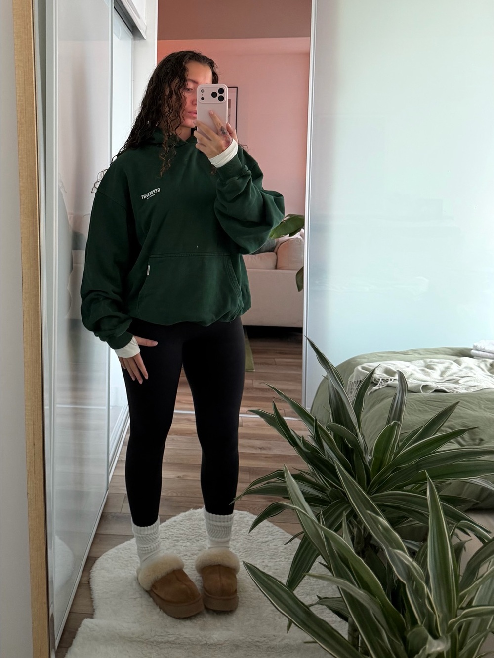 Represent Owners' Club Green Zip-Up Hoodie